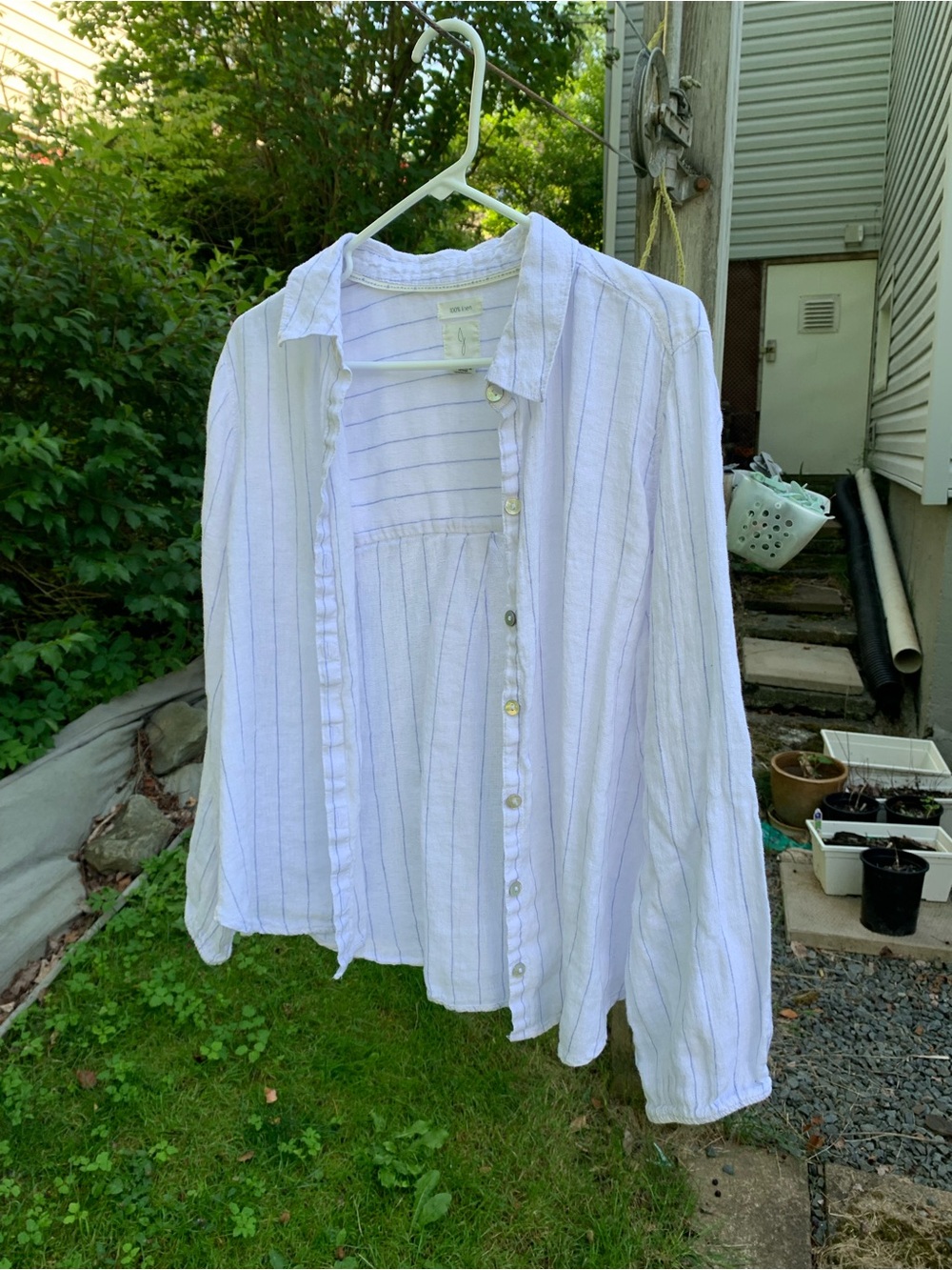 Joie Striped Linen Shirt